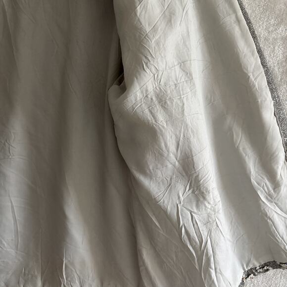 Vintage Edith Flagg California Sequin Jacket Open Front Silver Sequins Disco - Picture 8 of 14